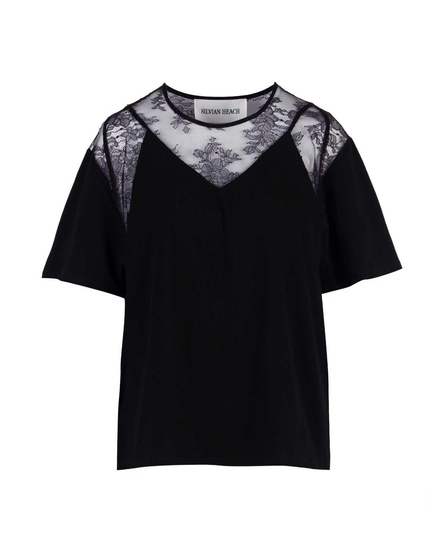 OVER T-SHIRT WITH LACE