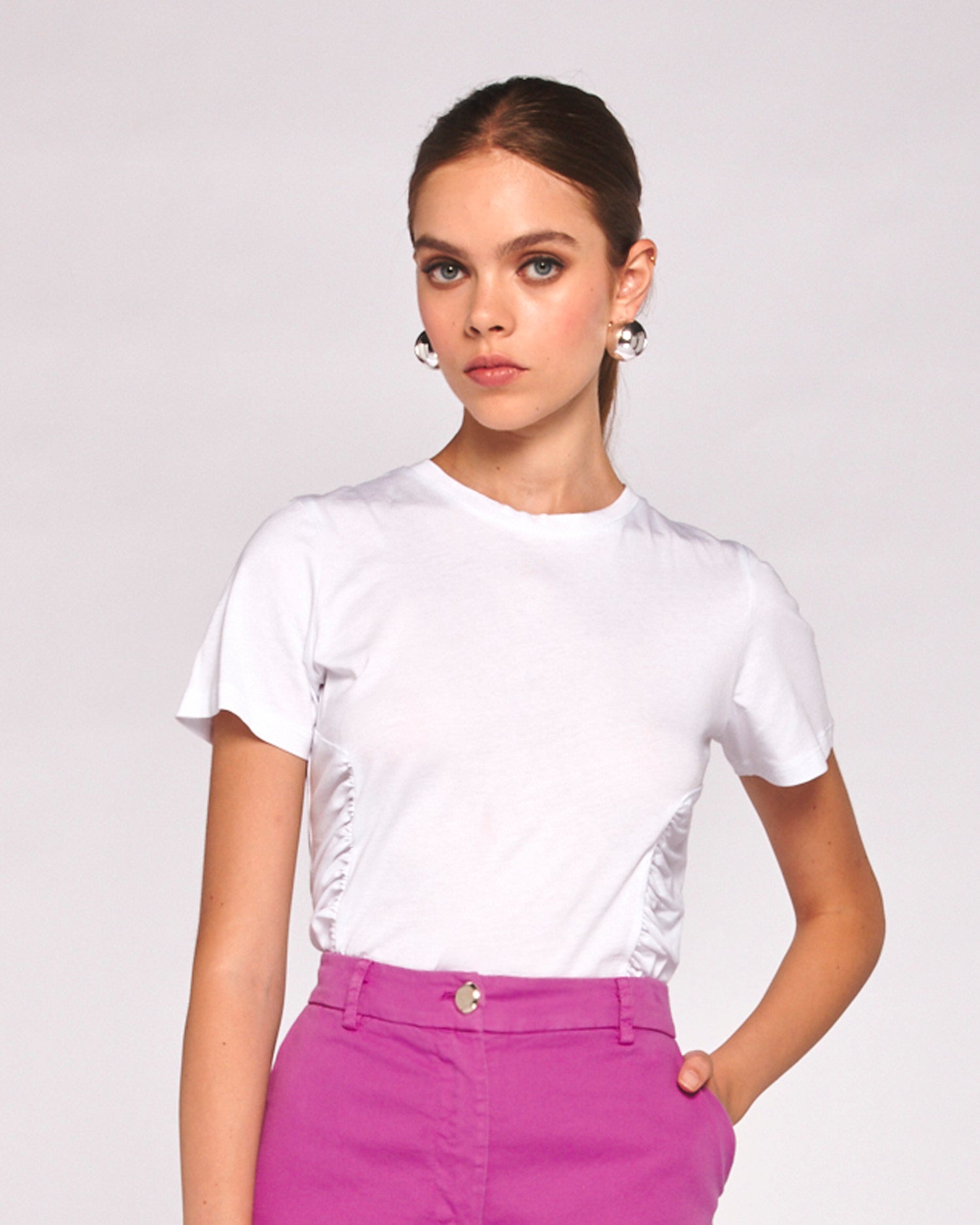 T-SHIRT A MANICHE CORTE - Silvianheach