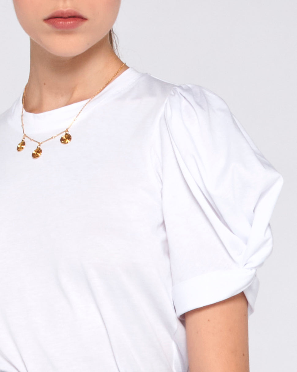 T-SHIRT CON MANICHE A PALLONCINO - Silvianheach