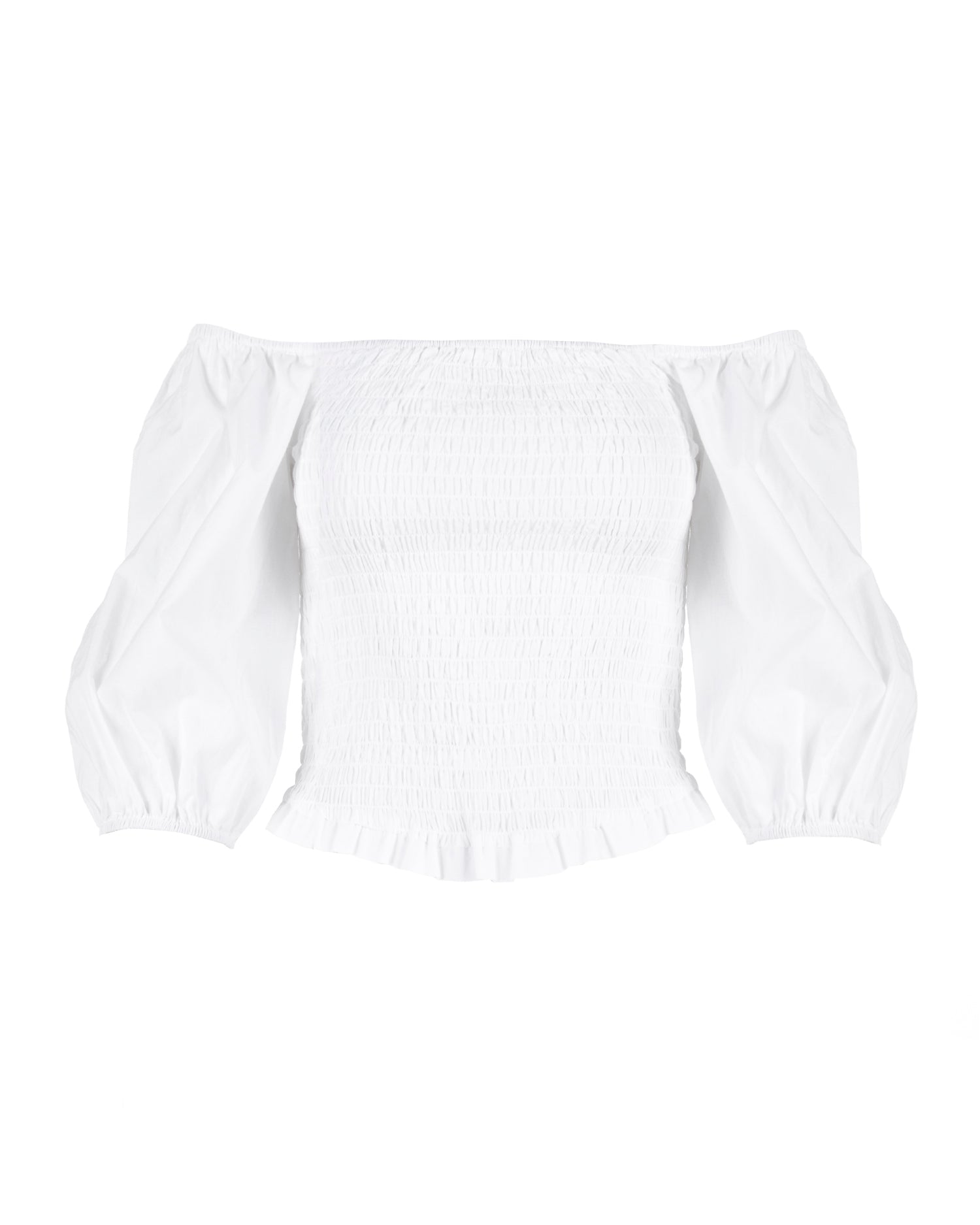 GATHERED ELASTIC TOP 