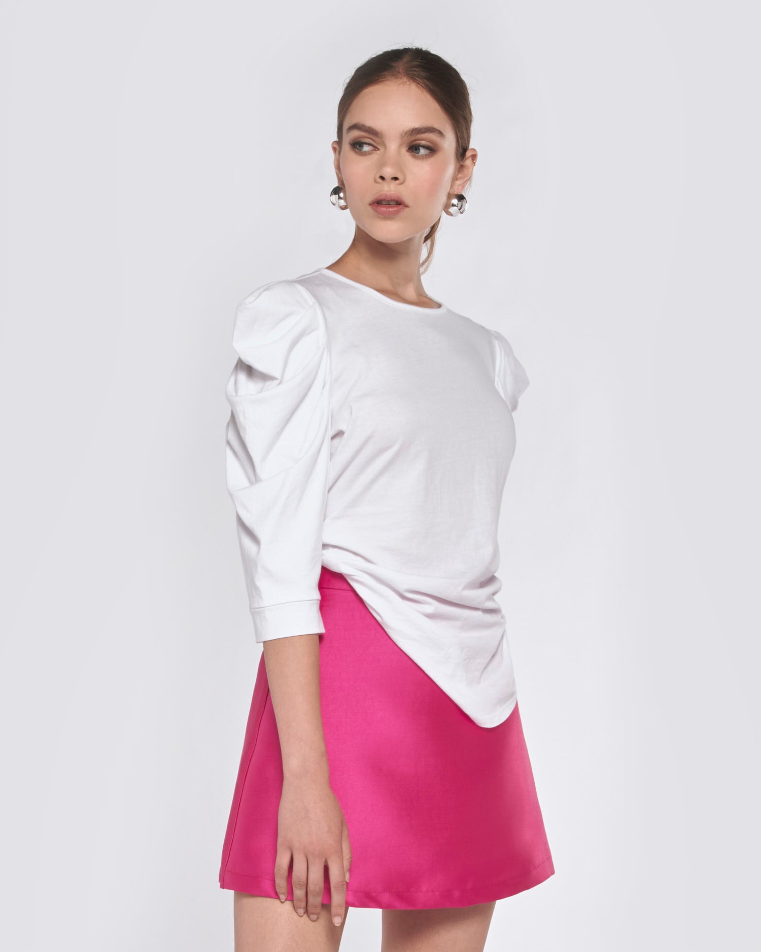 BLUSA CON MANICHE A PALLONCINO - Silvianheach