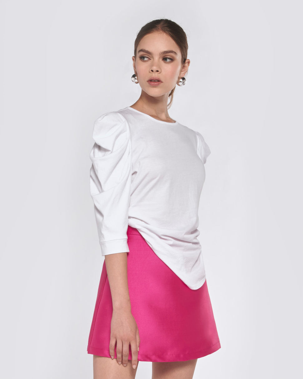 BLUSA CON MANICHE A PALLONCINO - Silvianheach