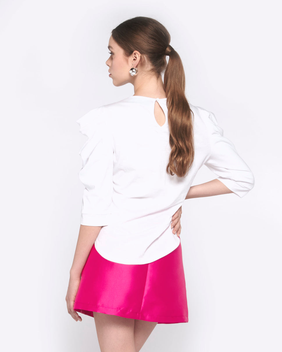 BLUSA CON MANICHE A PALLONCINO - Silvianheach