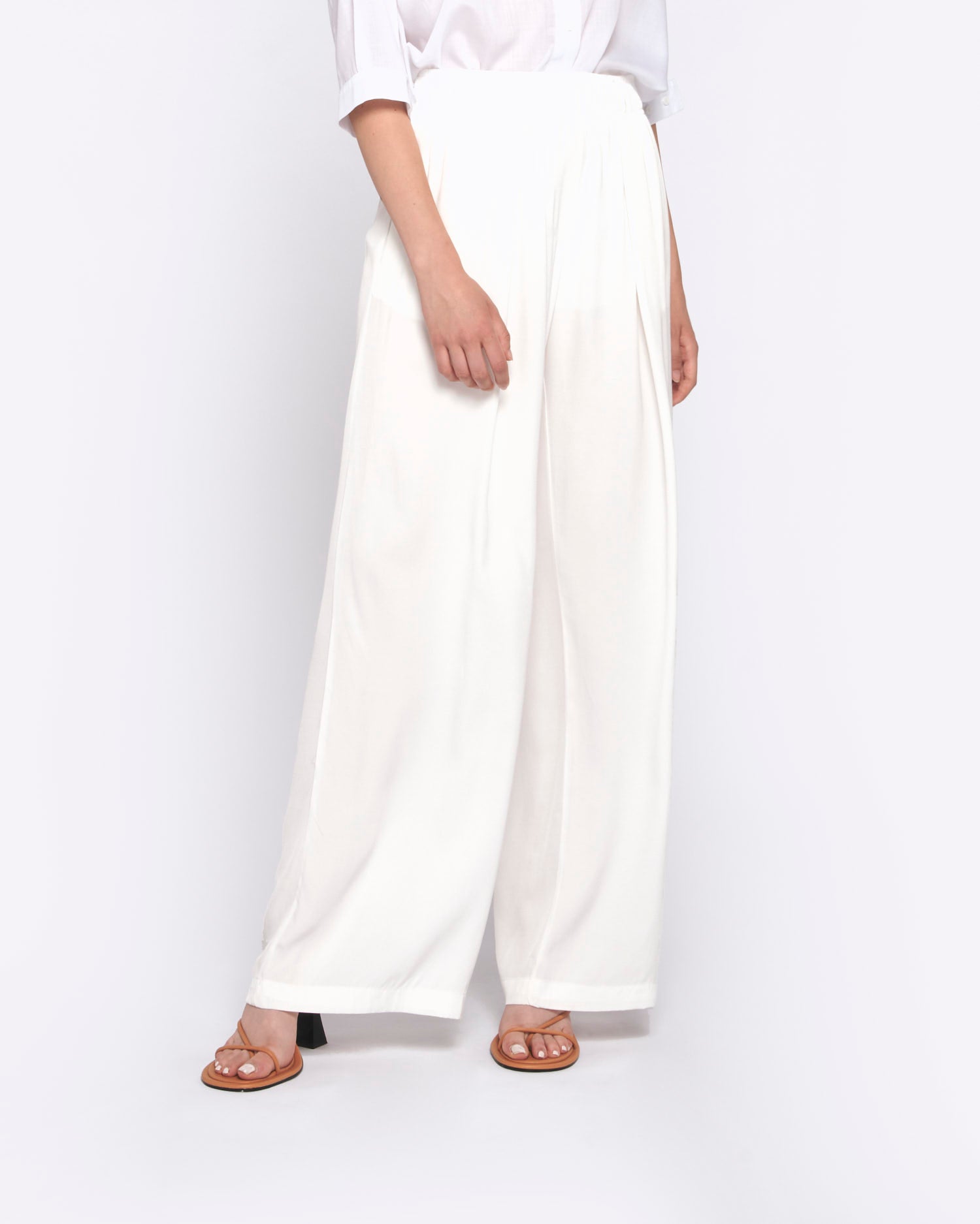 PANTALONI CON PIEGHE - Silvianheach
