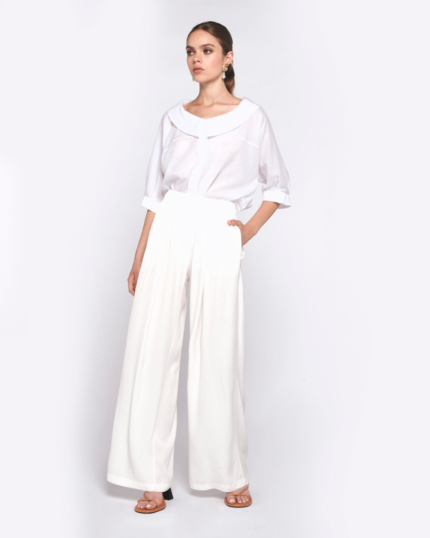 PANTALONI CON PIEGHE - Silvianheach