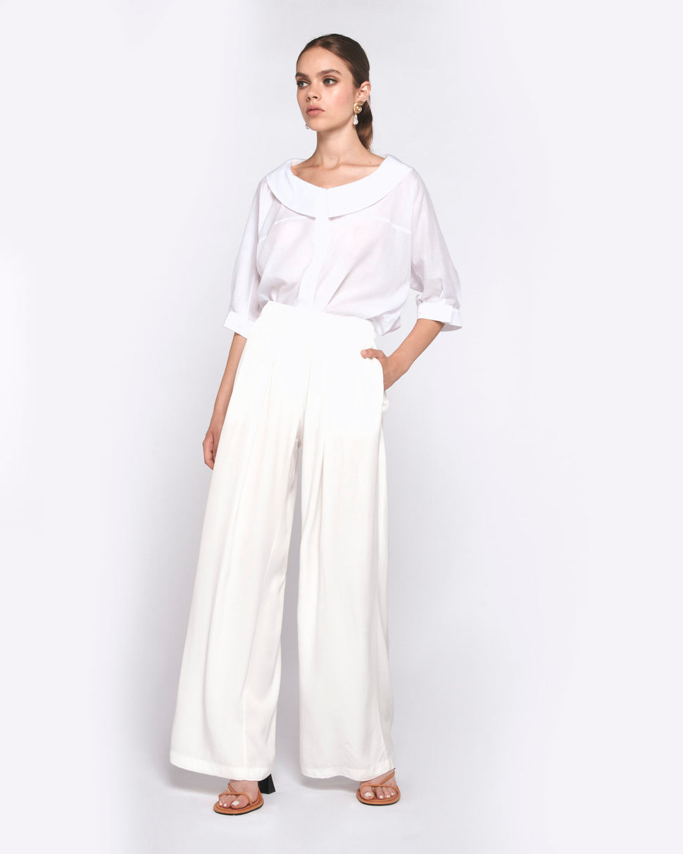 PANTALONI CON PIEGHE - Silvianheach