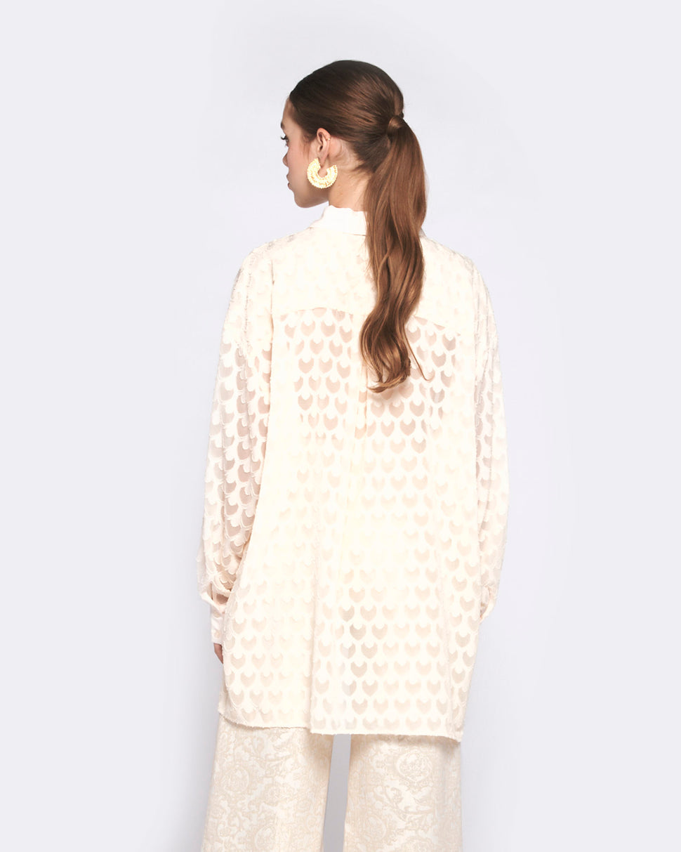CAMICIA OVER CON STAMPA TON SUR TON - Silvianheach