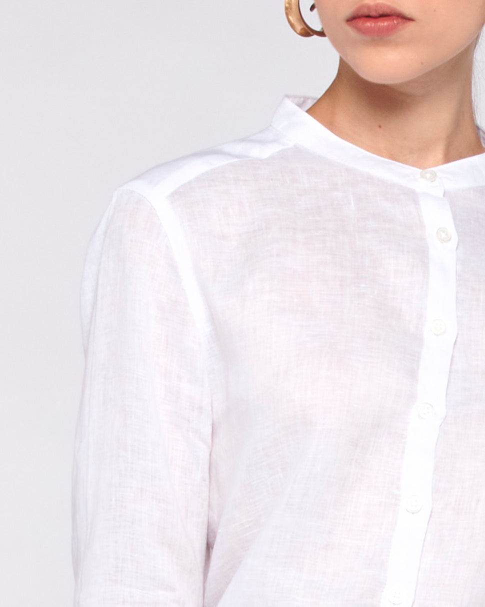 CAMICIA CON COLLO ALLA COREANA - Silvianheach