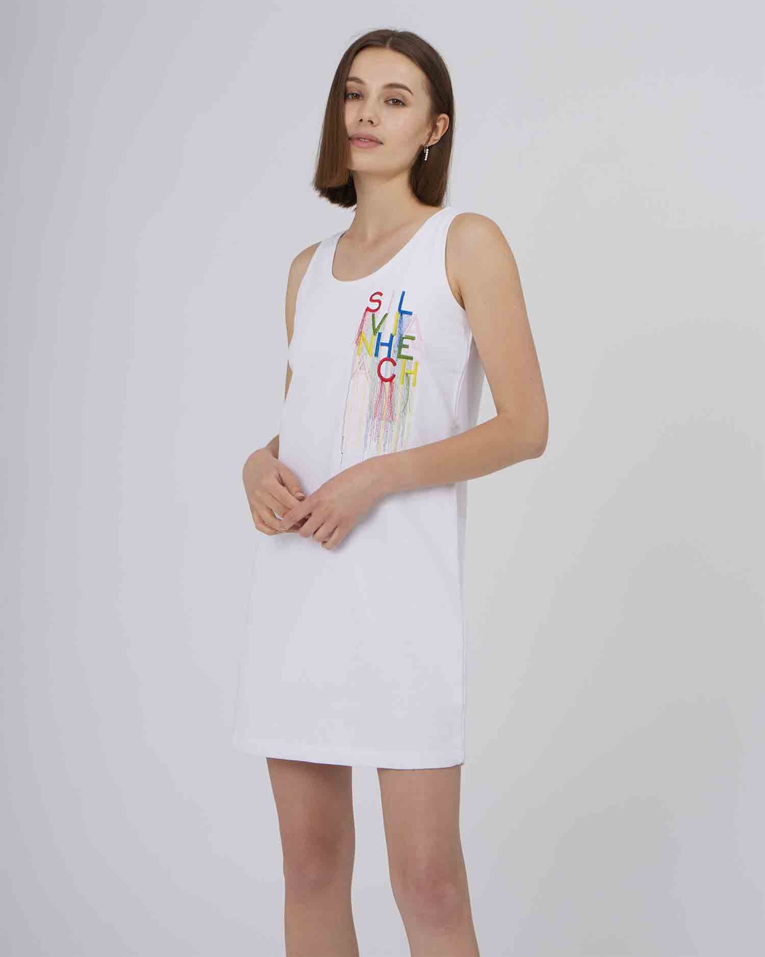 ABITO CON GRAFICA MULTICOLOR - Silvianheach