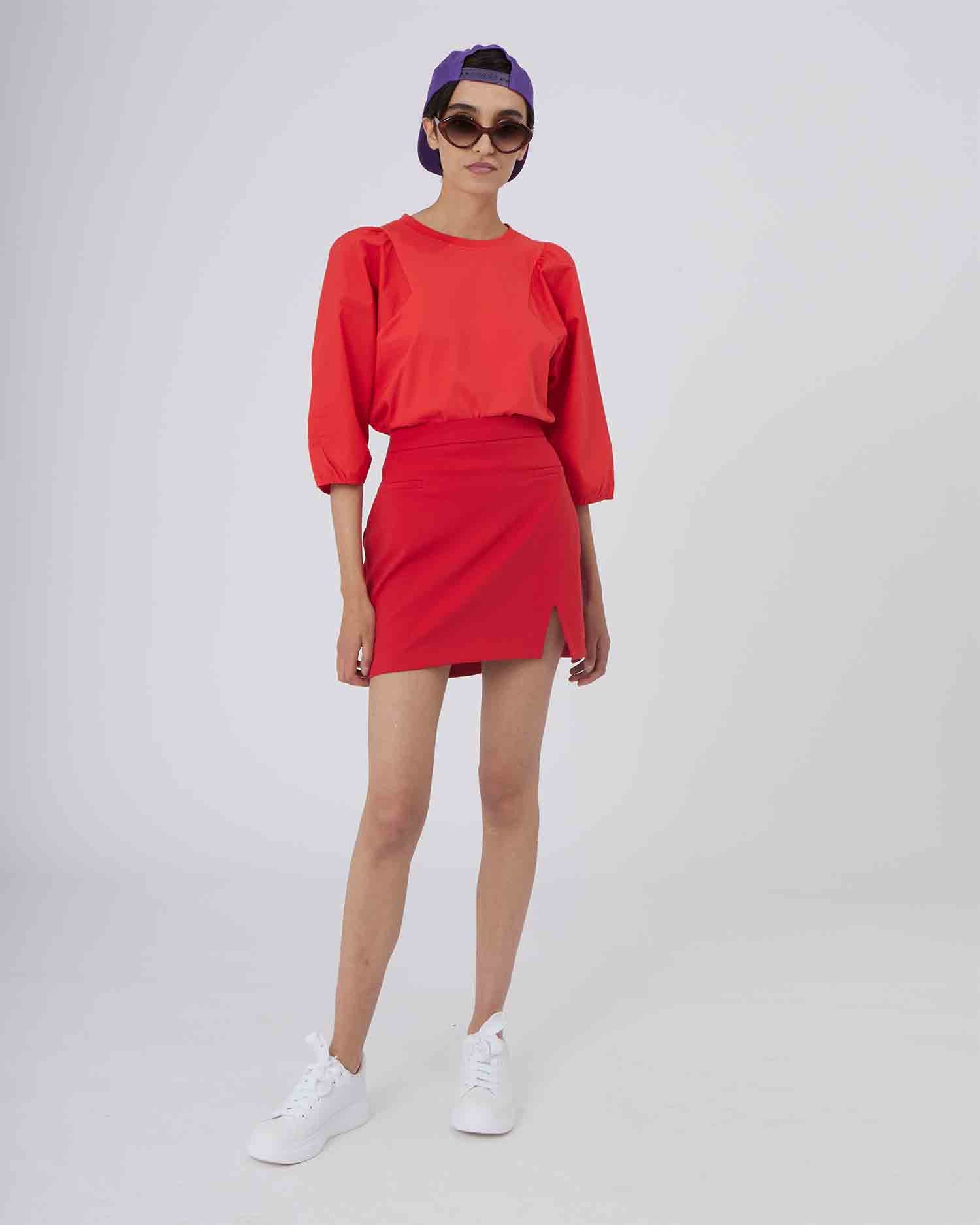 T-SHIRT CON LOGO A CONTRASTO - Silvianheach