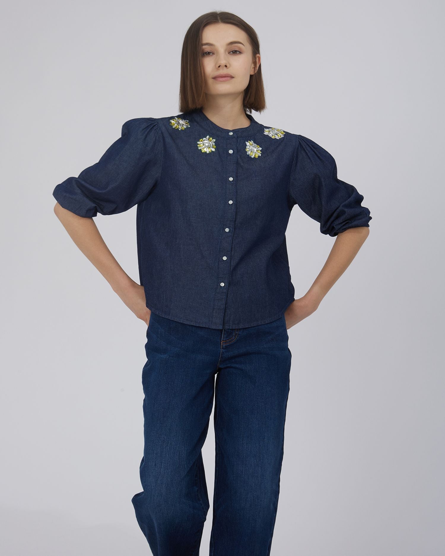 CAMICIA CON APPLICAZIONI - Silvianheach