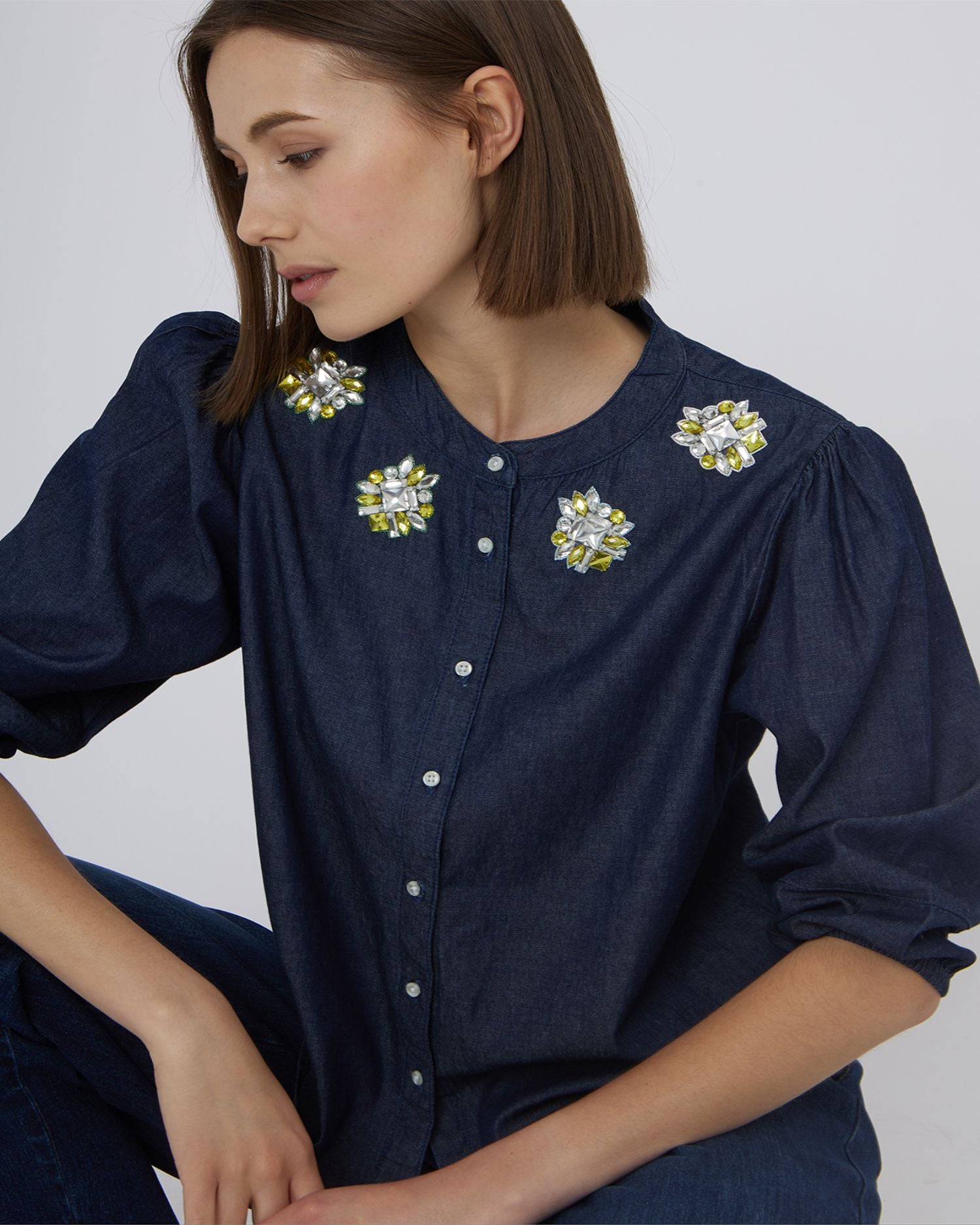 CAMICIA CON APPLICAZIONI - Silvianheach
