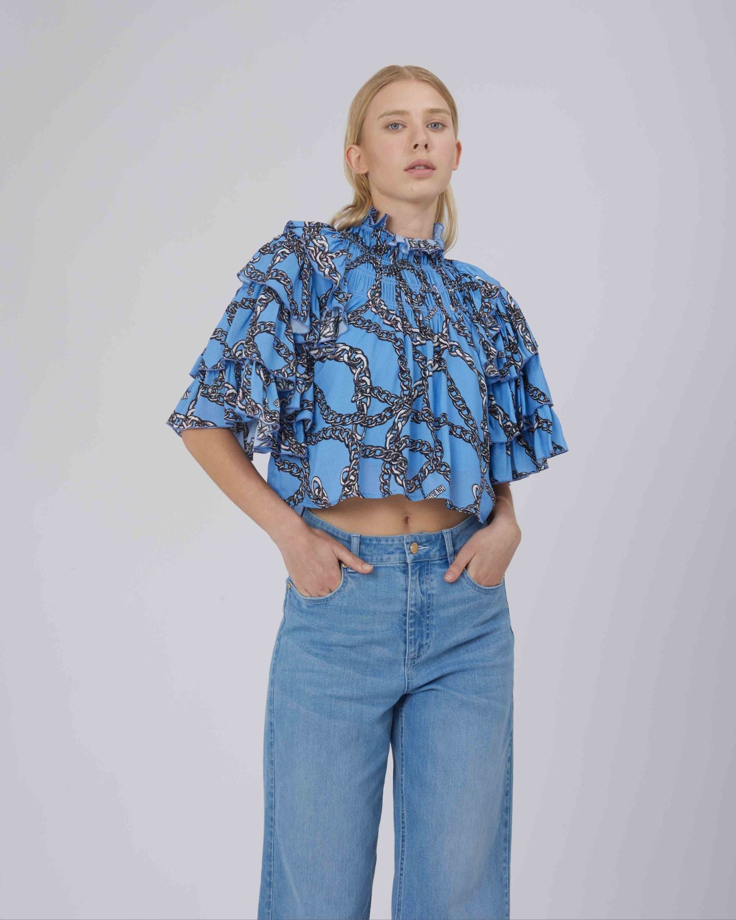BLUSA CROPPED STAMPATA - Silvianheach