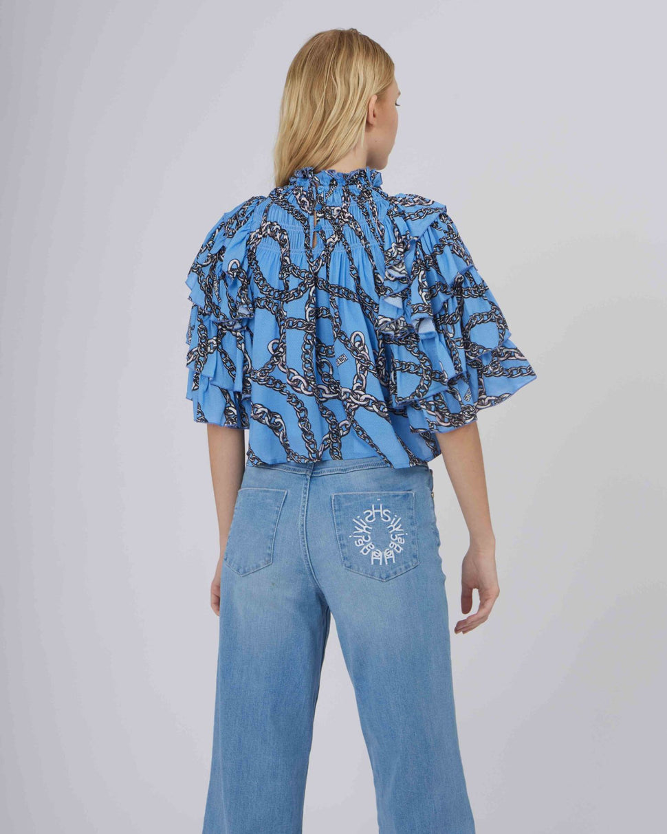 BLUSA CROPPED STAMPATA - Silvianheach