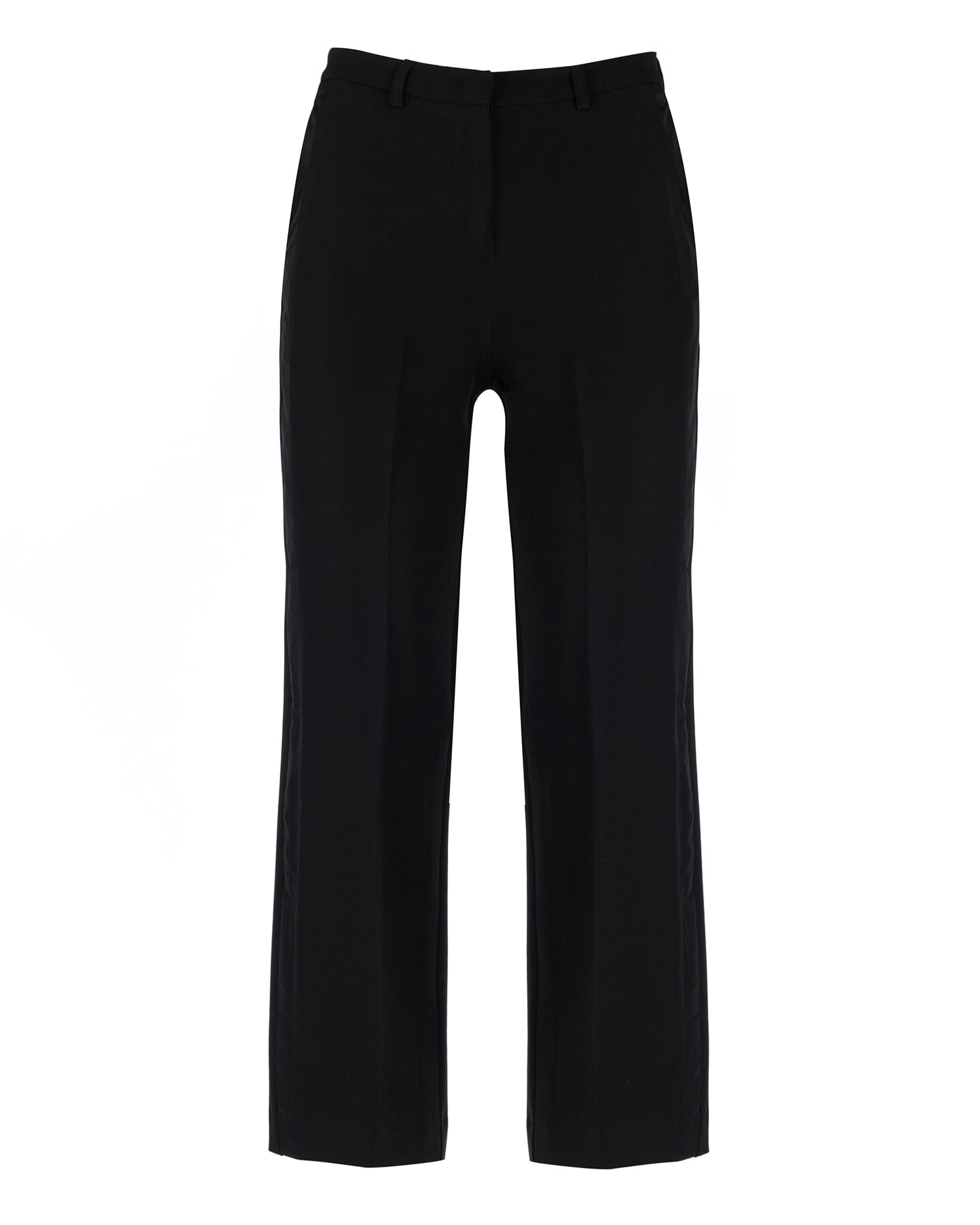 WIDE TROUSERS WITH BELT AND LOOPS