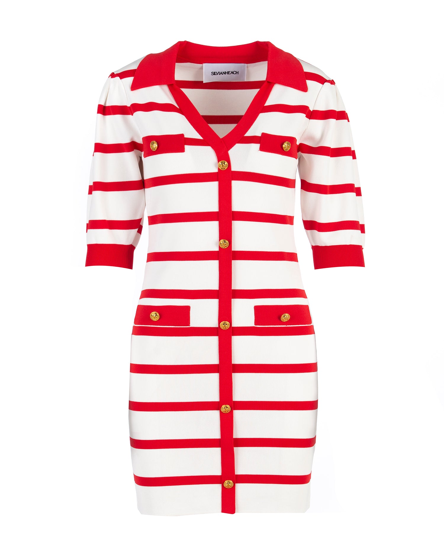 SHORT STRIPED DRESS