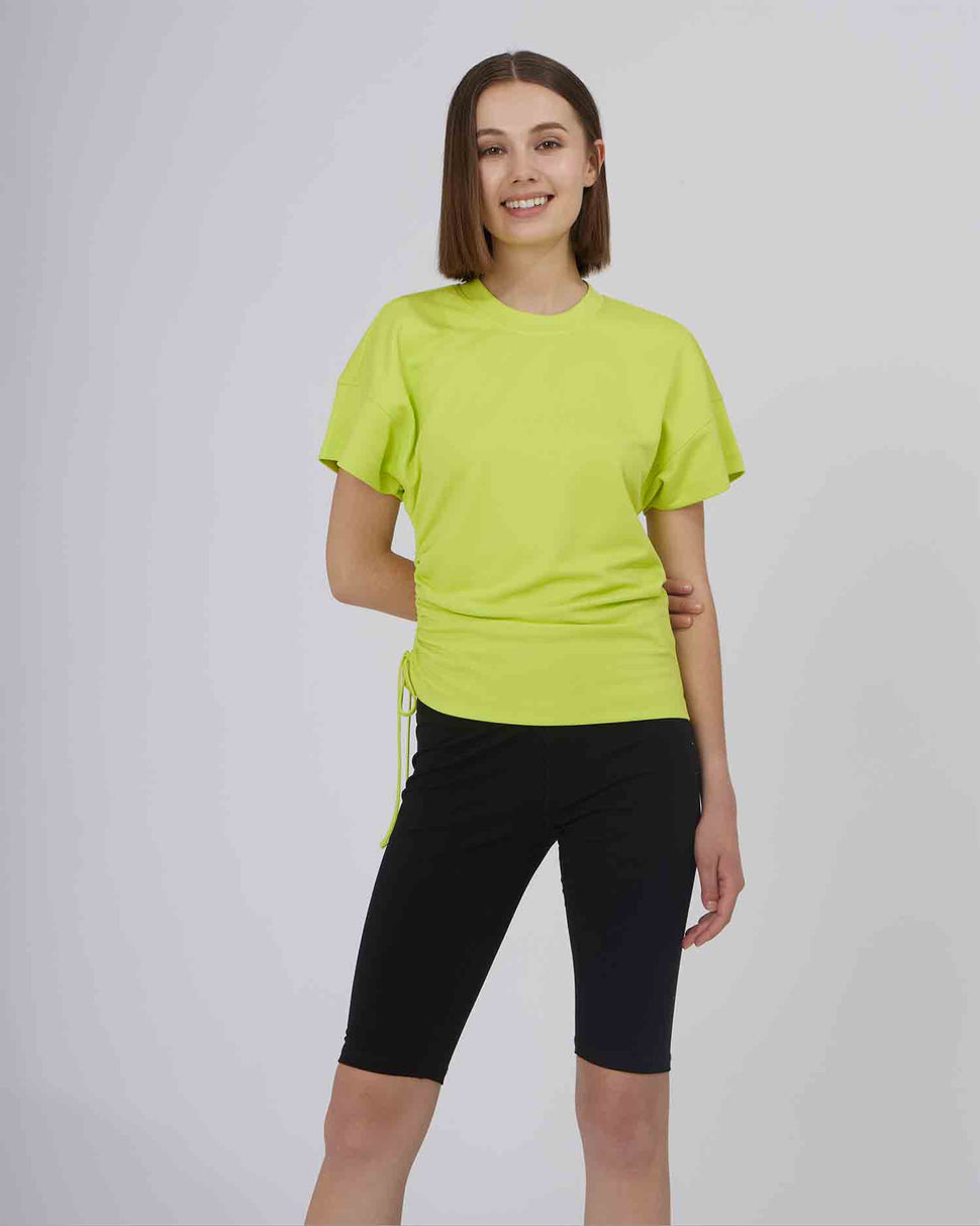 T-SHIRT DRAPPEGGIATA CON COULISSE - Silvianheach