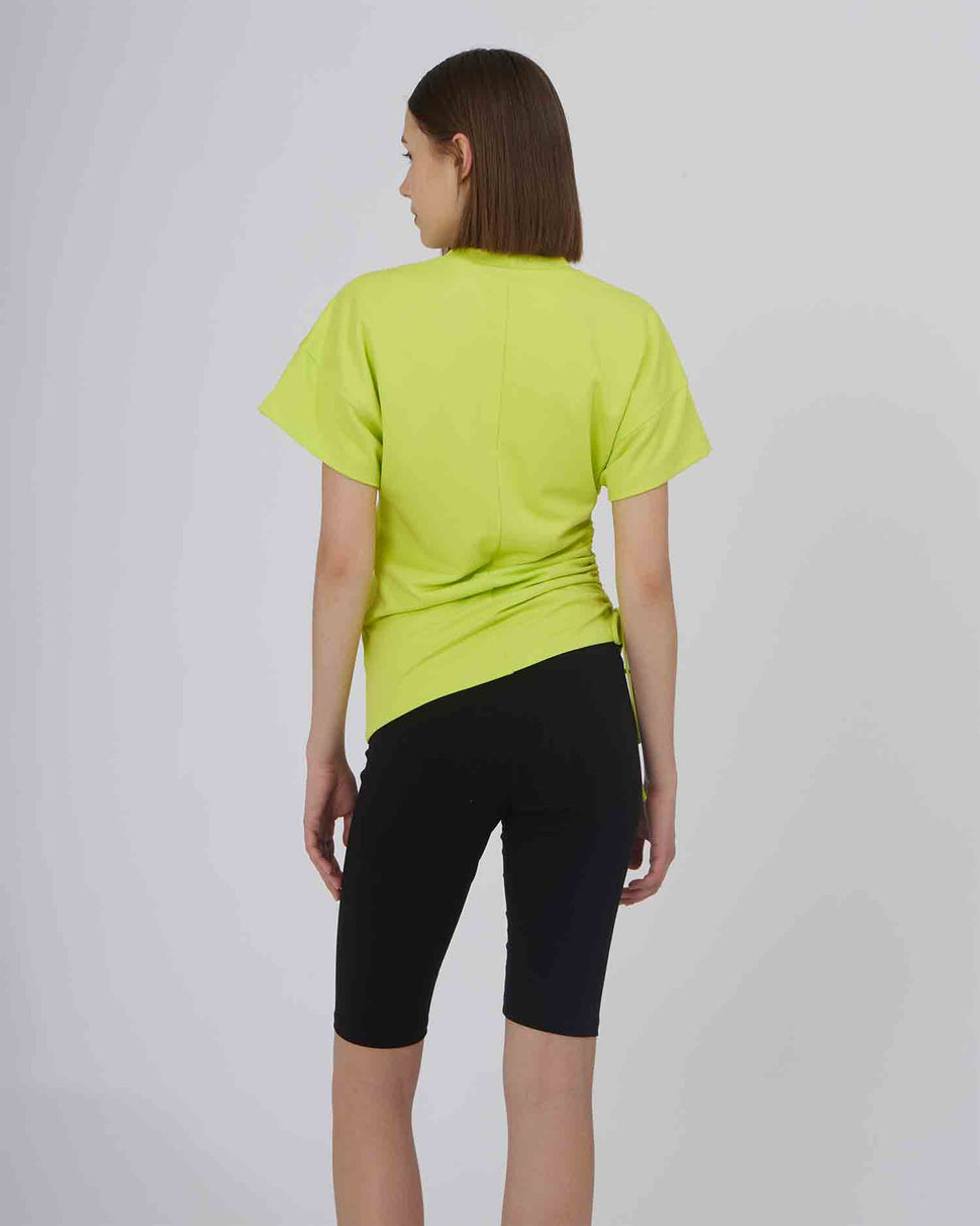 T-SHIRT DRAPPEGGIATA CON COULISSE - Silvianheach