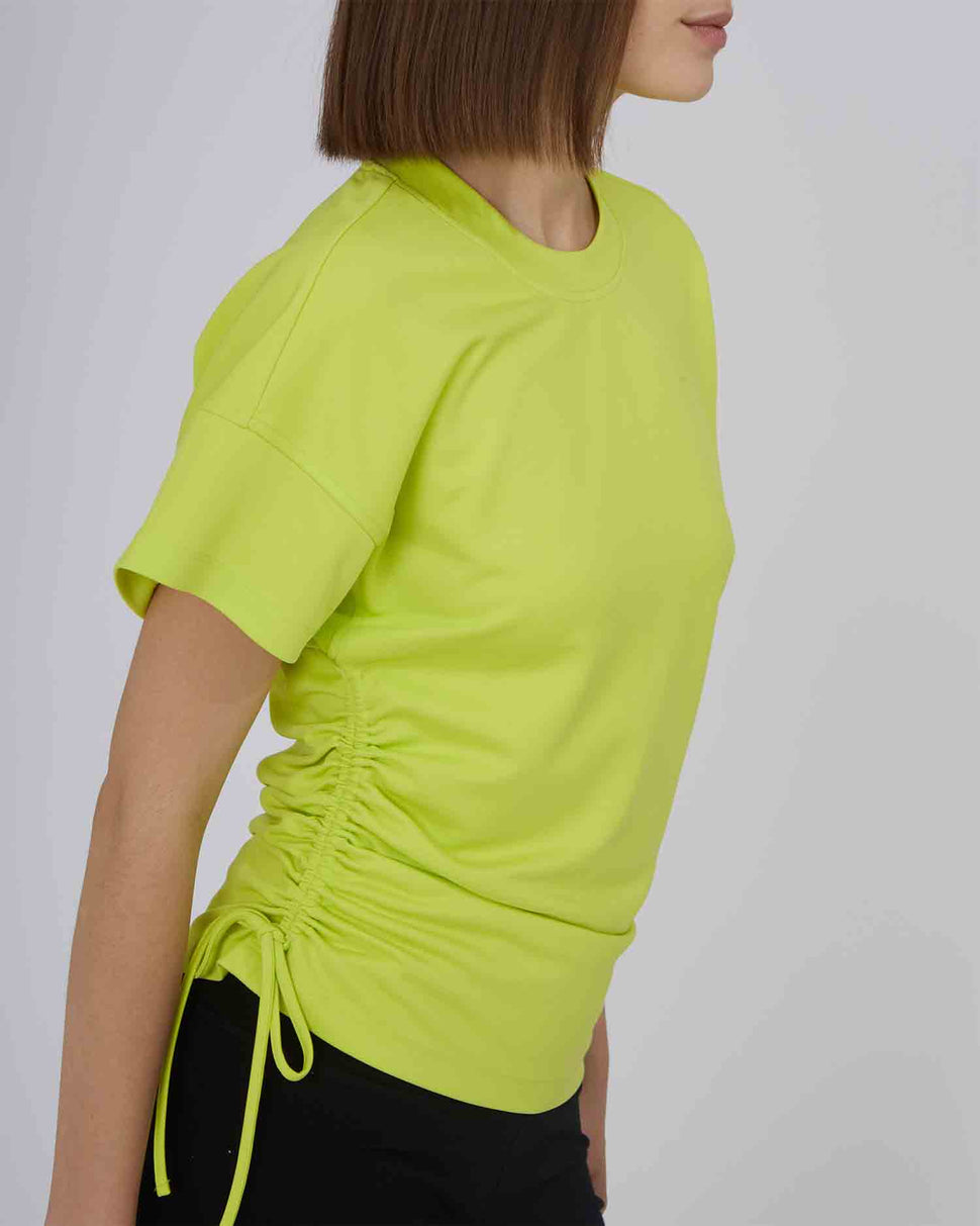 T-SHIRT DRAPPEGGIATA CON COULISSE - Silvianheach