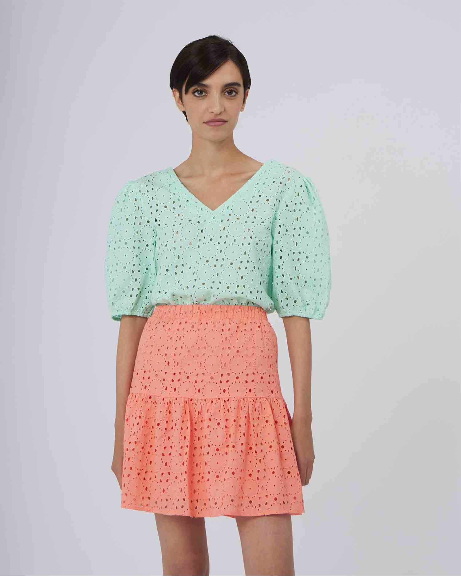 BLUSA IN SANGALLO - Silvianheach