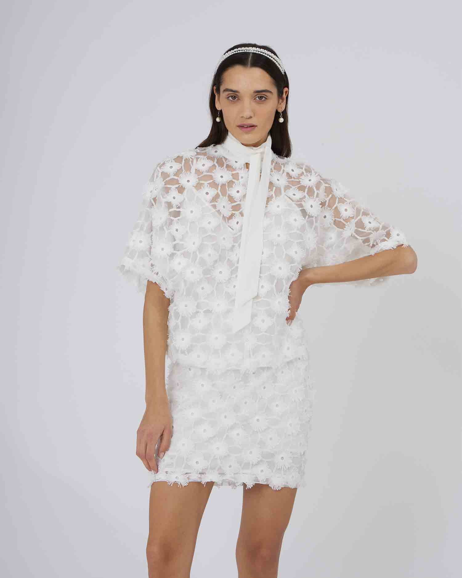 BLUSA CON SCIARPA - Silvianheach
