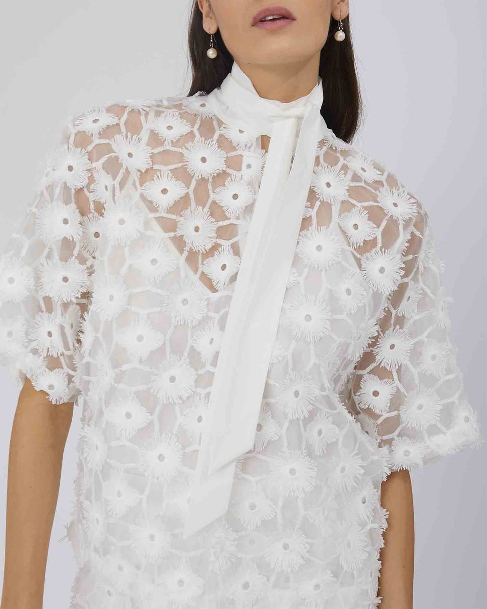 BLUSA CON SCIARPA - Silvianheach