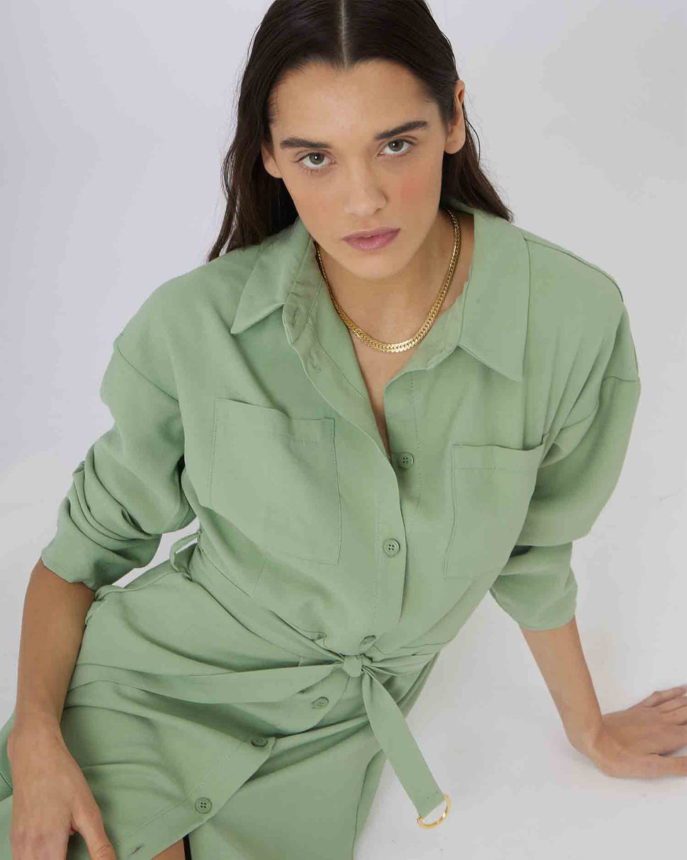 ABITO CHEMISIER CON CINTURA - Silvianheach