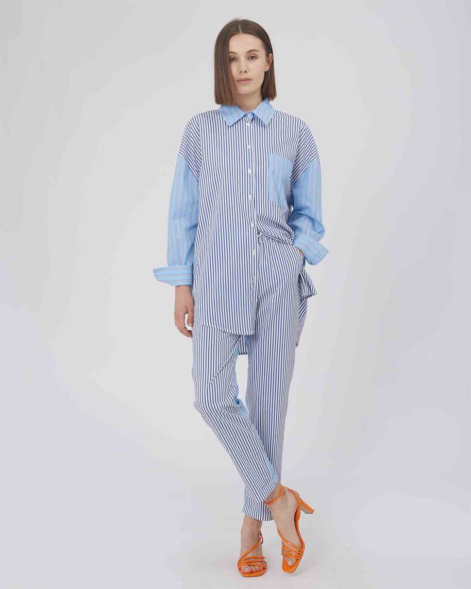 CAMICIA A FANTASIA CON TASCHINO - Silvianheach