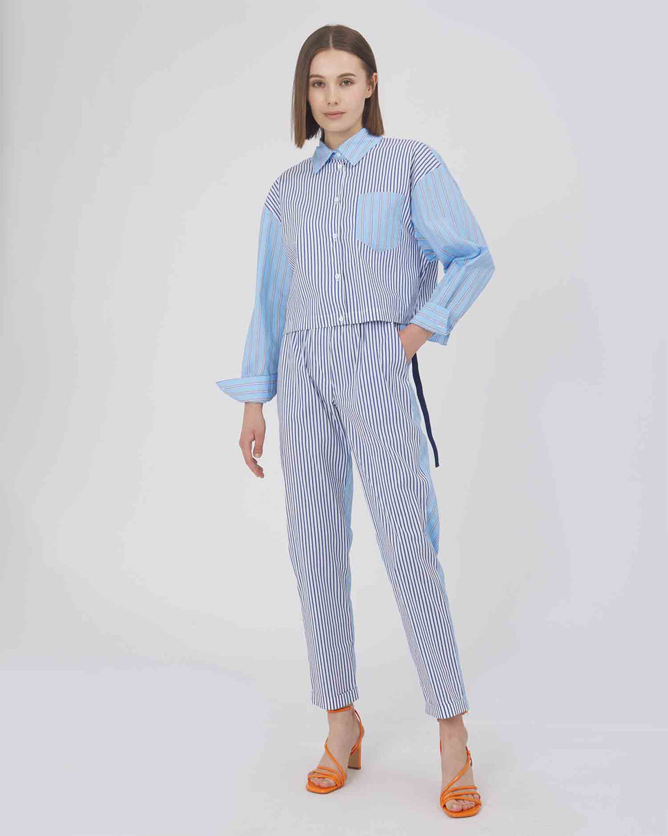 CAMICIA CON FANTASIA A CONTRASTO - Silvianheach
