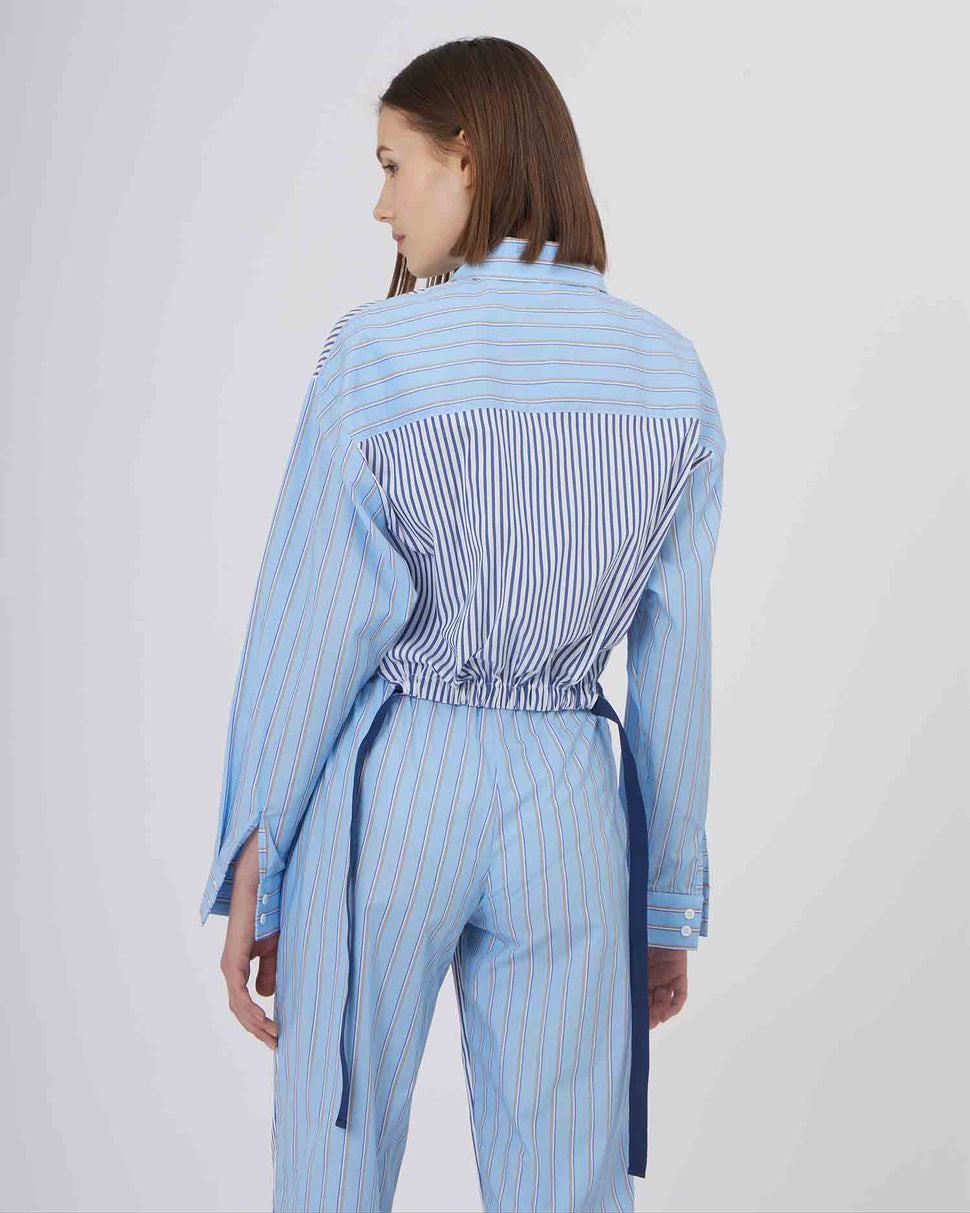 CAMICIA CON FANTASIA A CONTRASTO - Silvianheach
