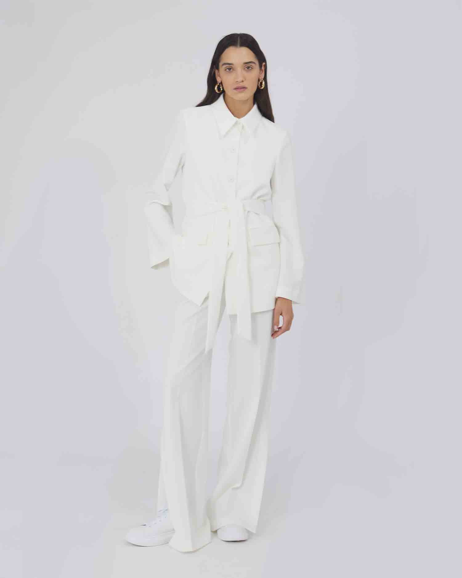 PANTALONI AMPI CON SPACCO - Silvianheach