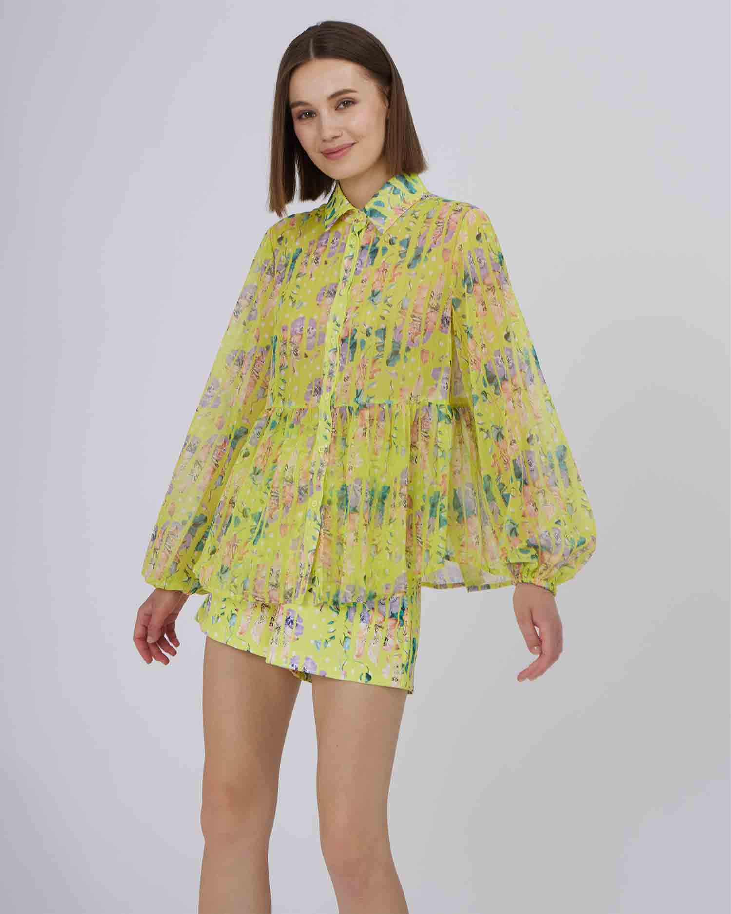 CAMICIA AMPIA A FANTASIA FLOREALE - Silvianheach