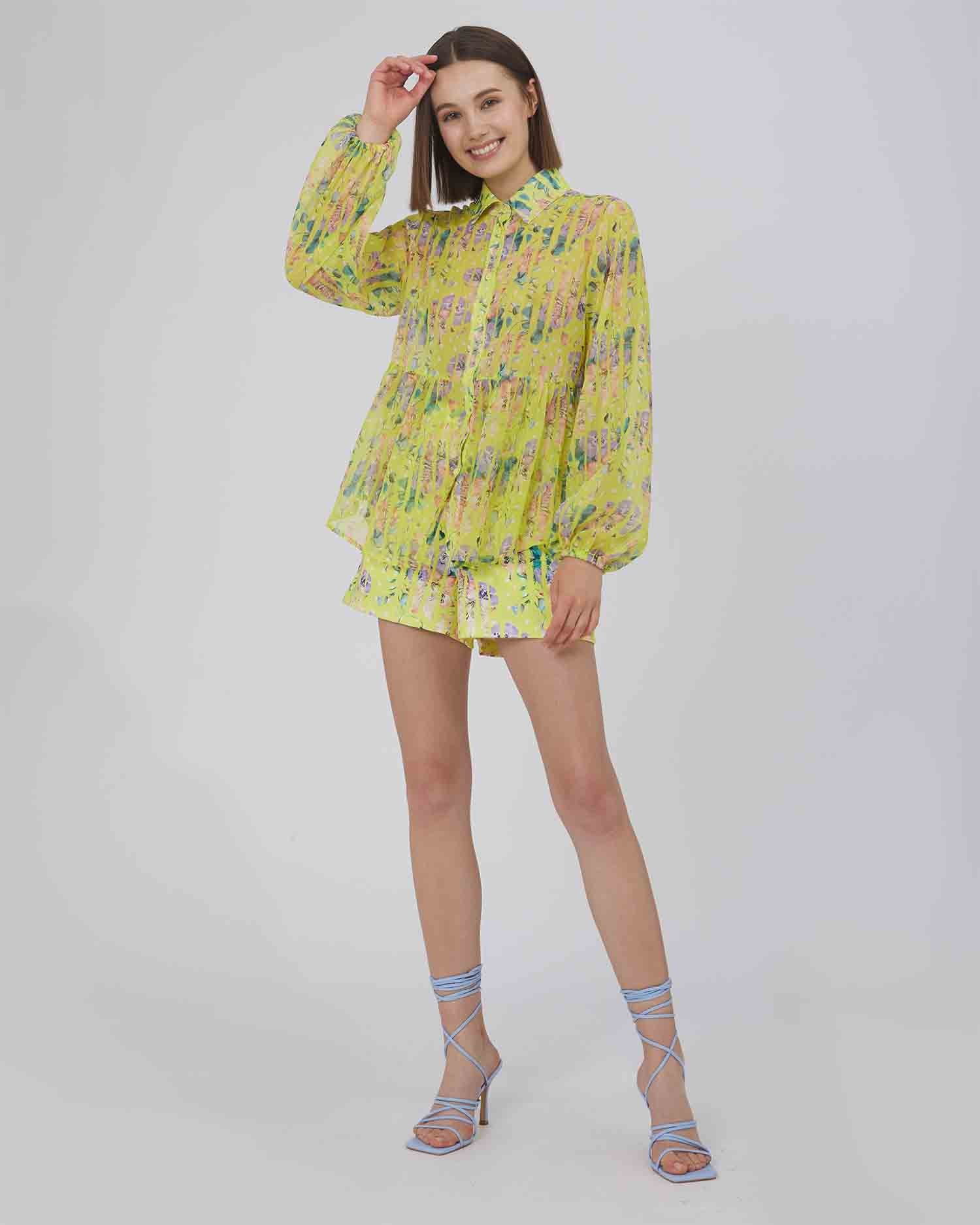 CAMICIA AMPIA A FANTASIA FLOREALE - Silvianheach