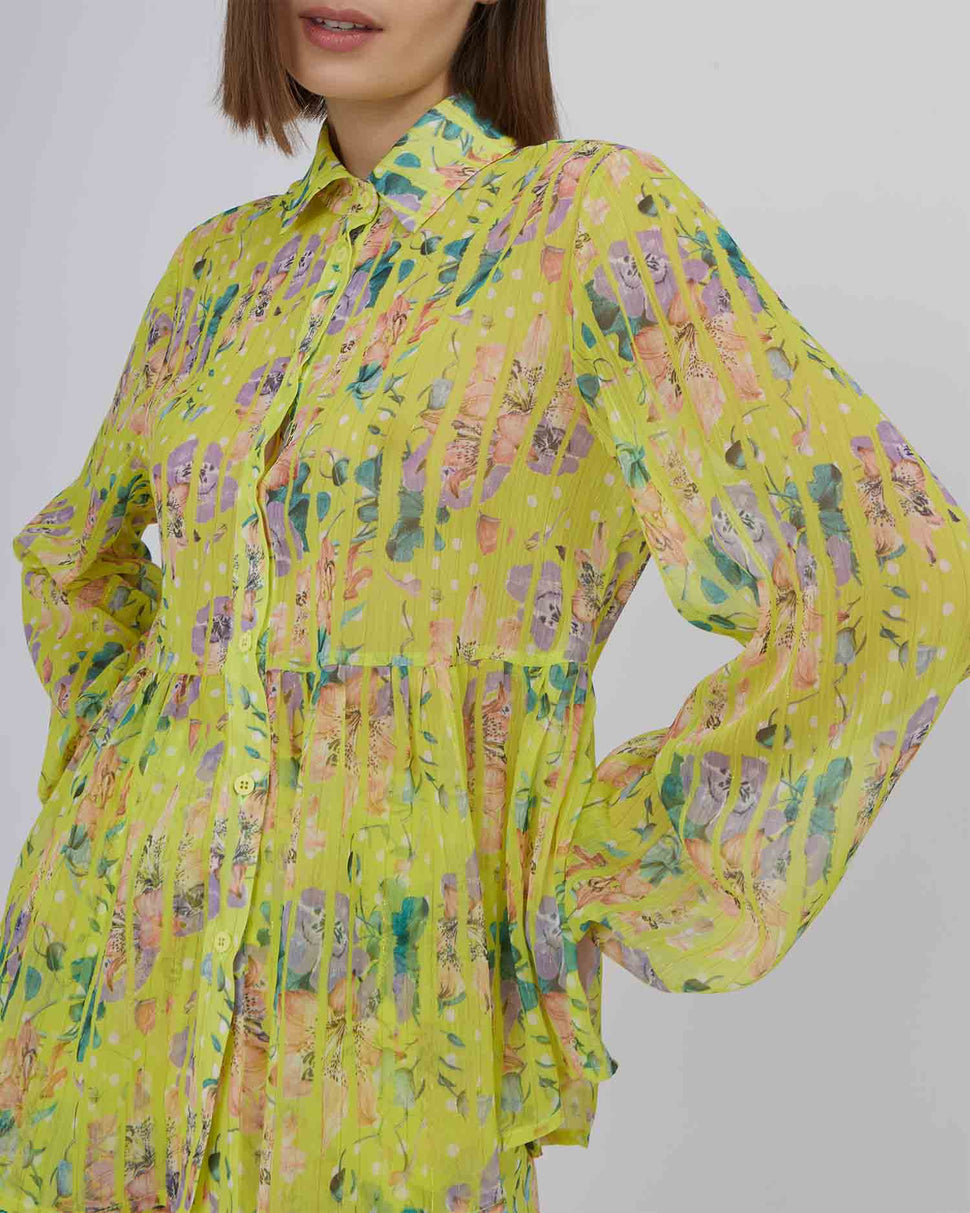 CAMICIA AMPIA A FANTASIA FLOREALE - Silvianheach
