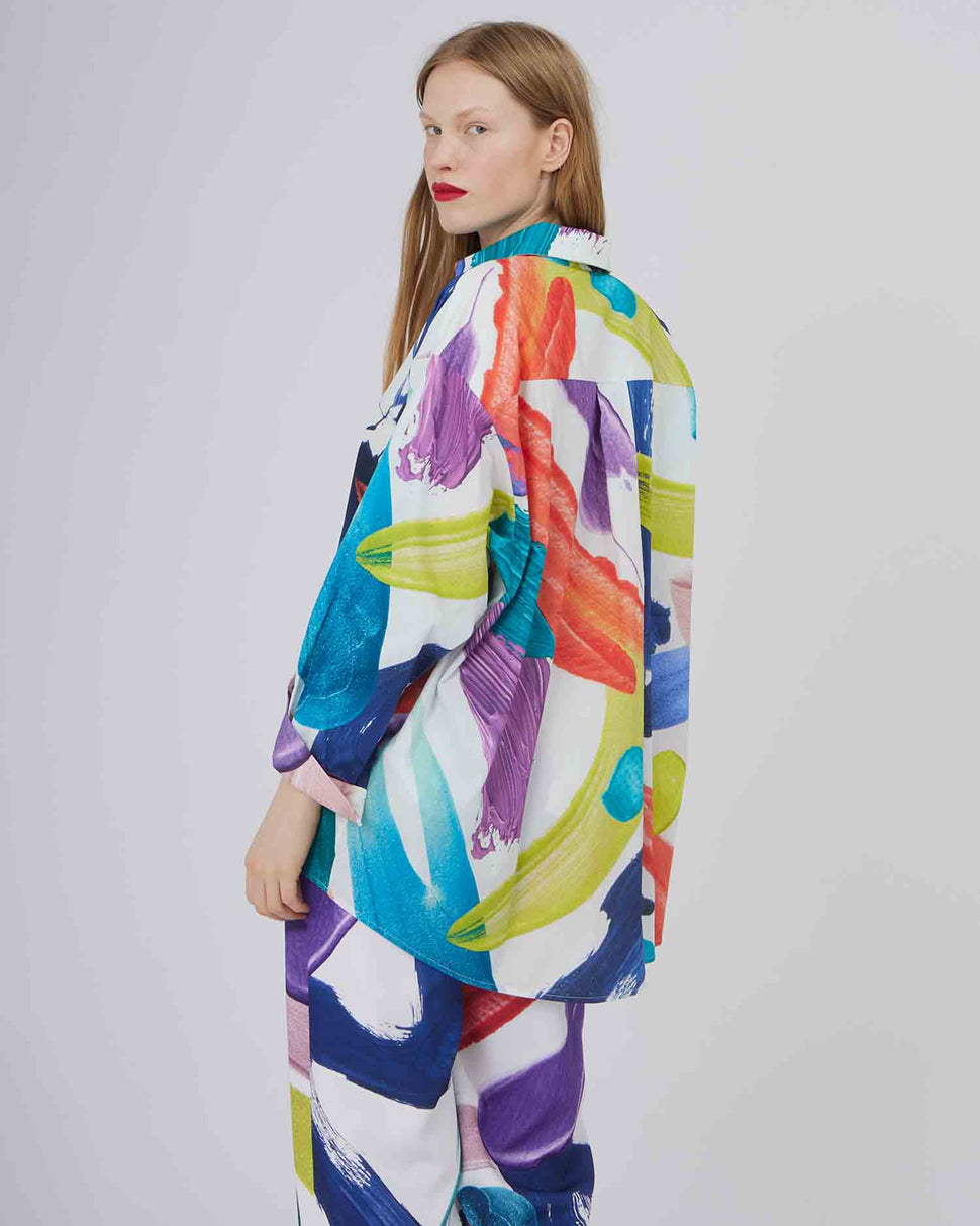 CAMICIA A FANTASIA MULTICOLOR - Silvianheach