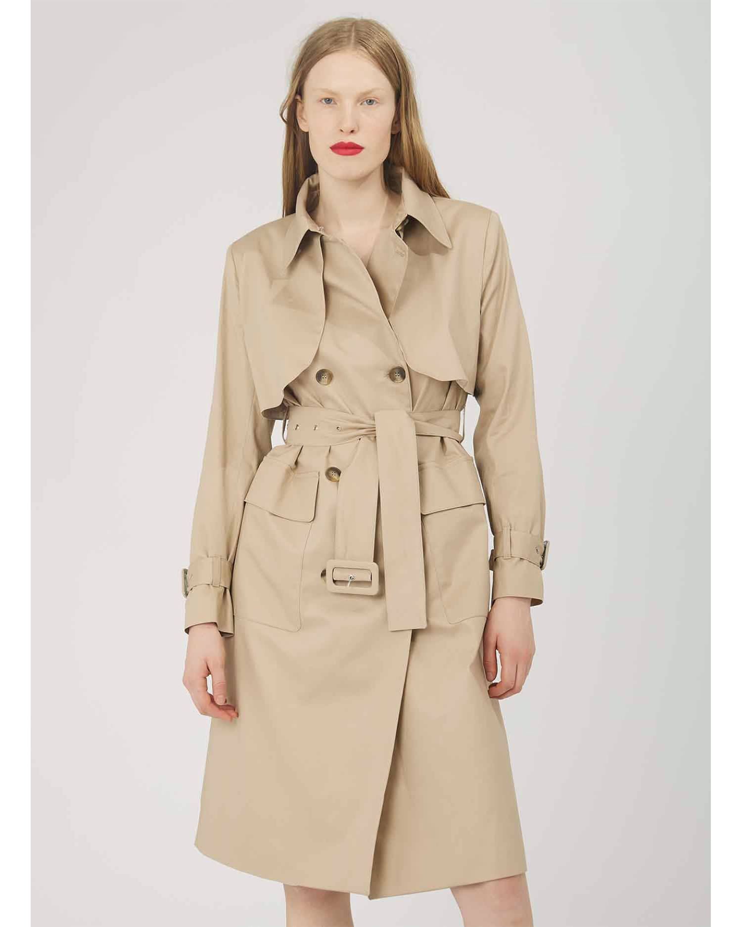 TRENCH LUNGO CON CINTURA - Silvianheach