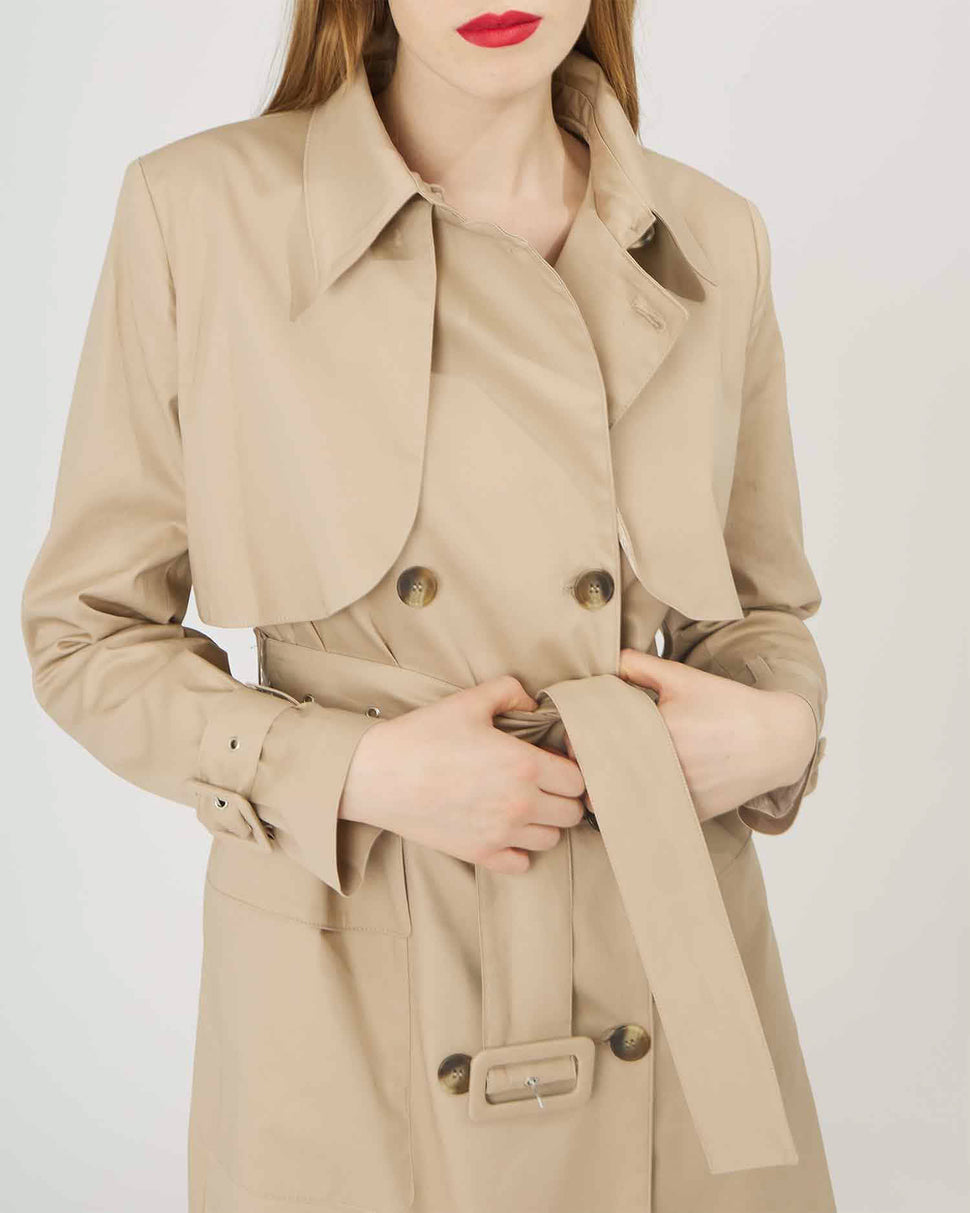 TRENCH LUNGO CON CINTURA - Silvianheach