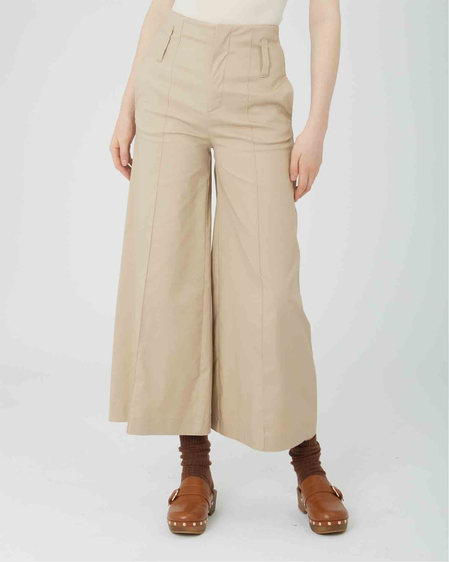 PANTALONI AMPI CON PASSANTI ALTI - Silvianheach