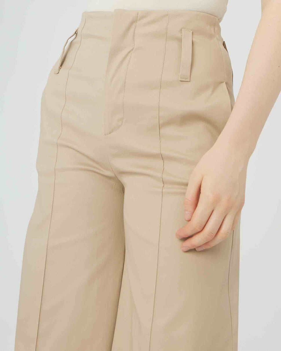 PANTALONI AMPI CON PASSANTI ALTI - Silvianheach