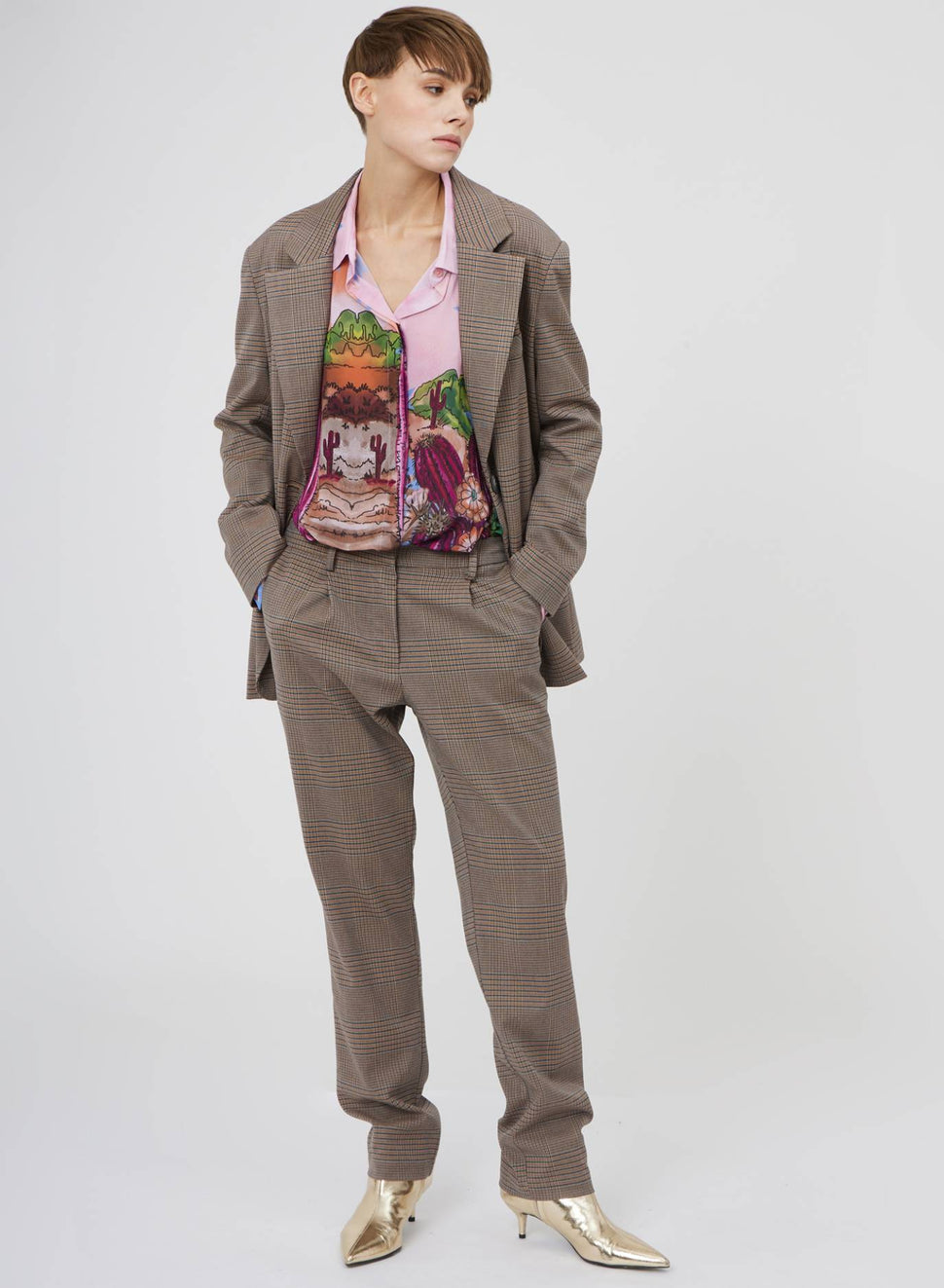Camicia lunga con stampa cactus - Silvianheach