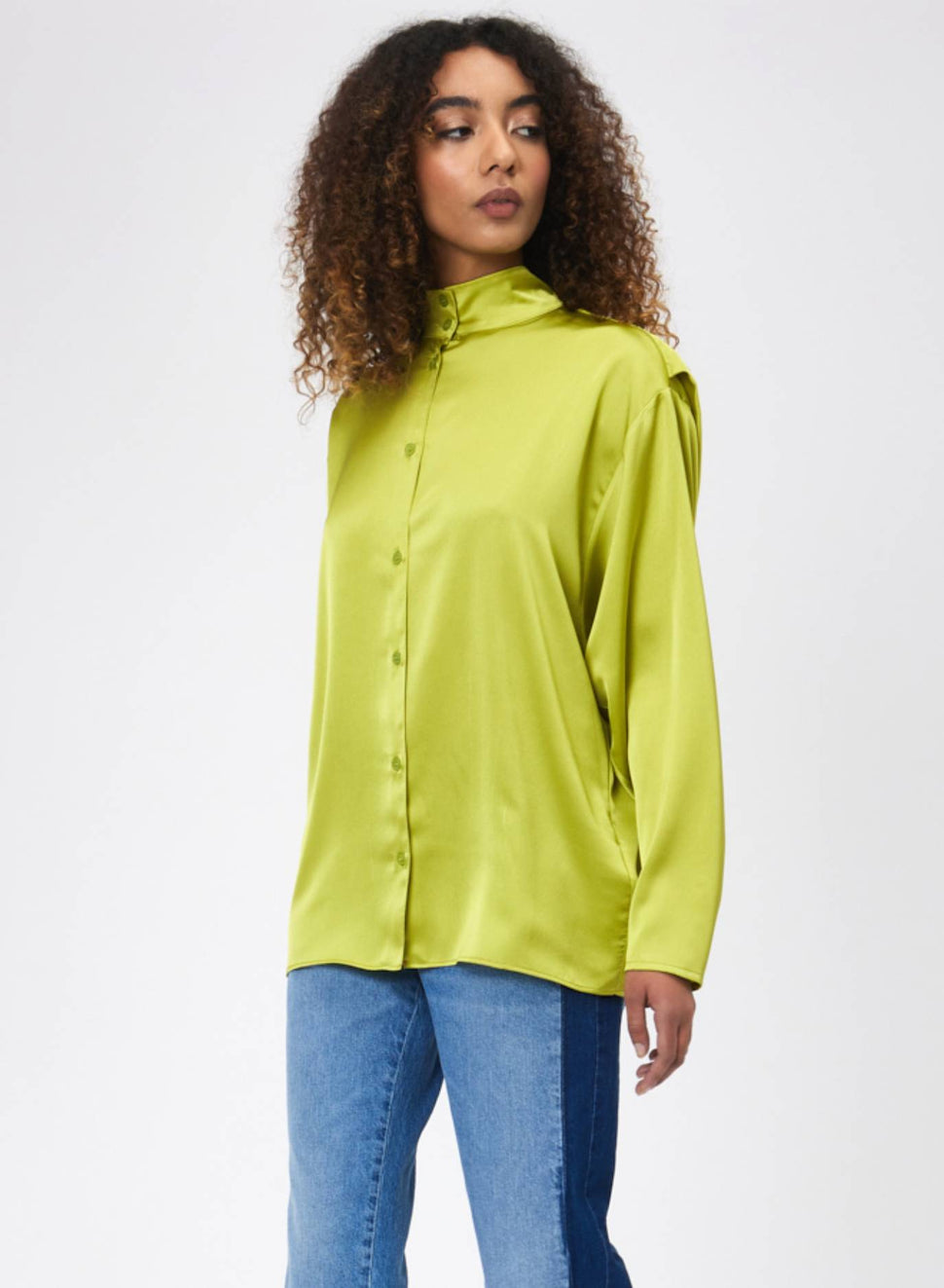 Blusa a collo alto con cappuccio - Silvianheach