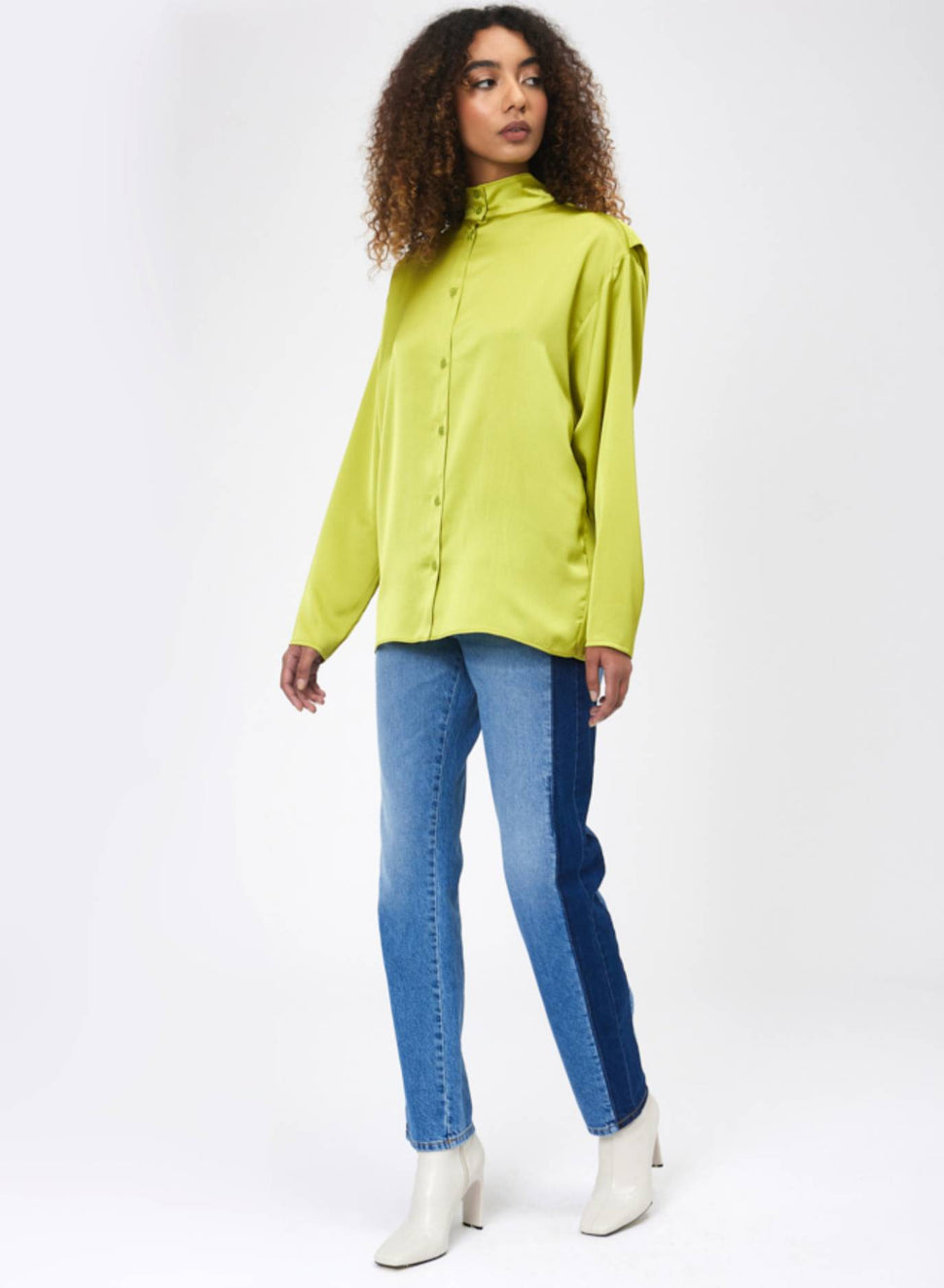 Blusa a collo alto con cappuccio - Silvianheach