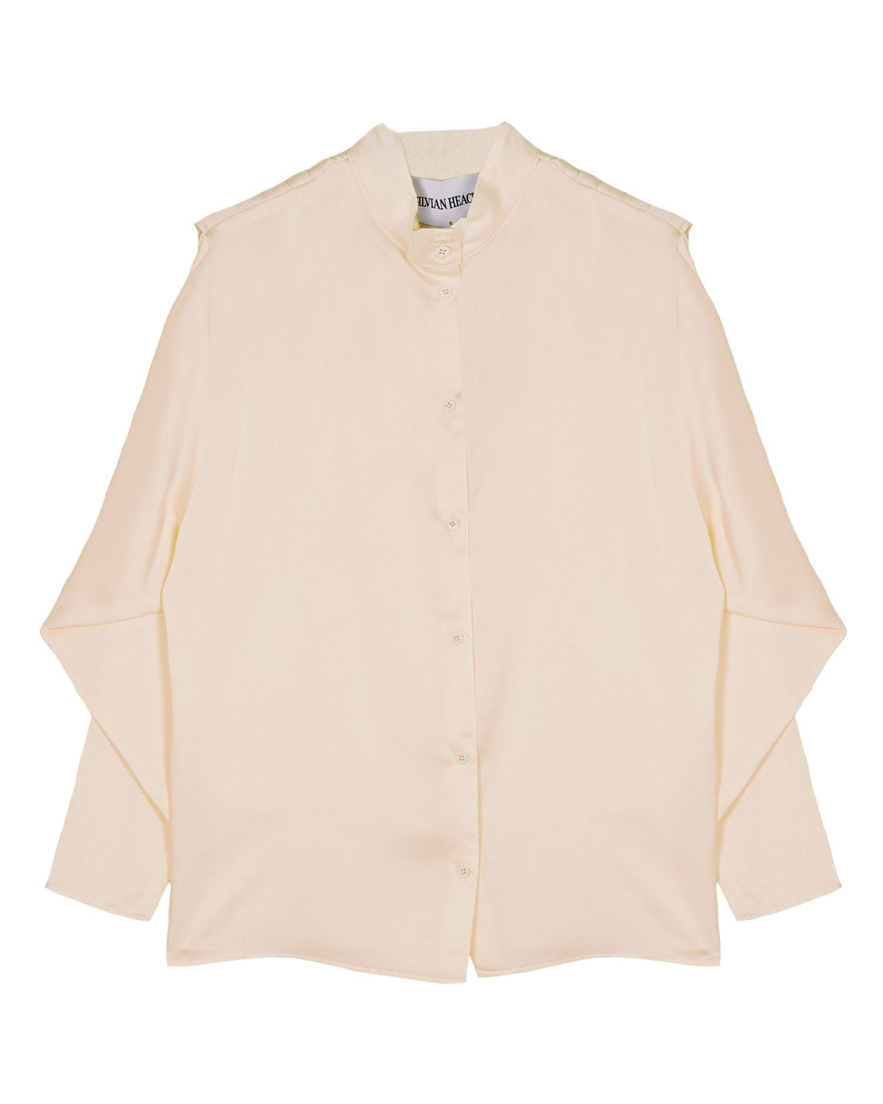 Blusa a collo alto con cappuccio - Silvianheach
