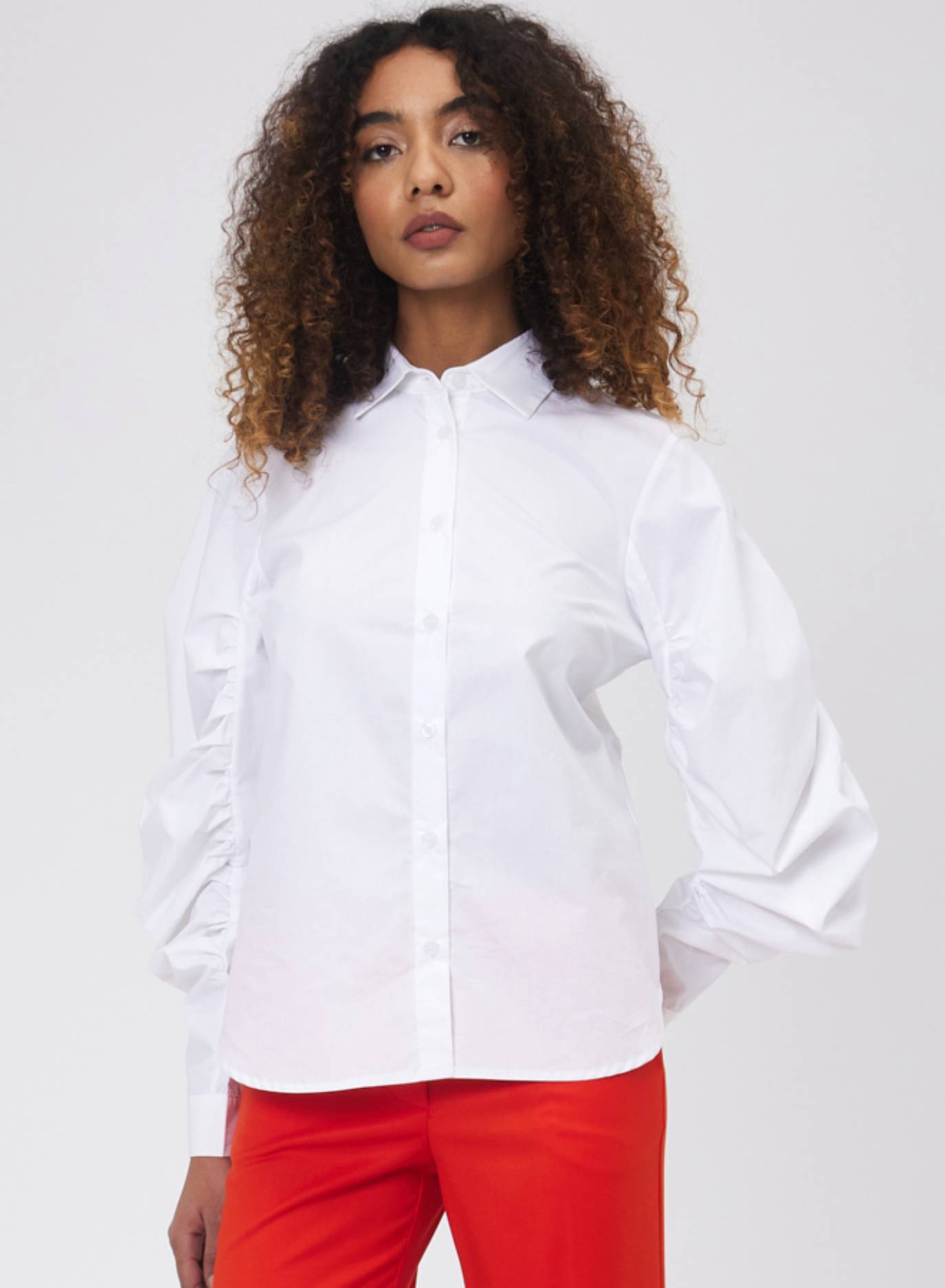 Camicia slim con manica arricciata - Silvianheach