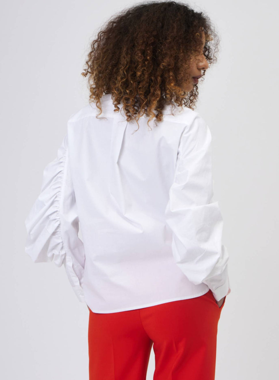 Camicia slim con manica arricciata - Silvianheach