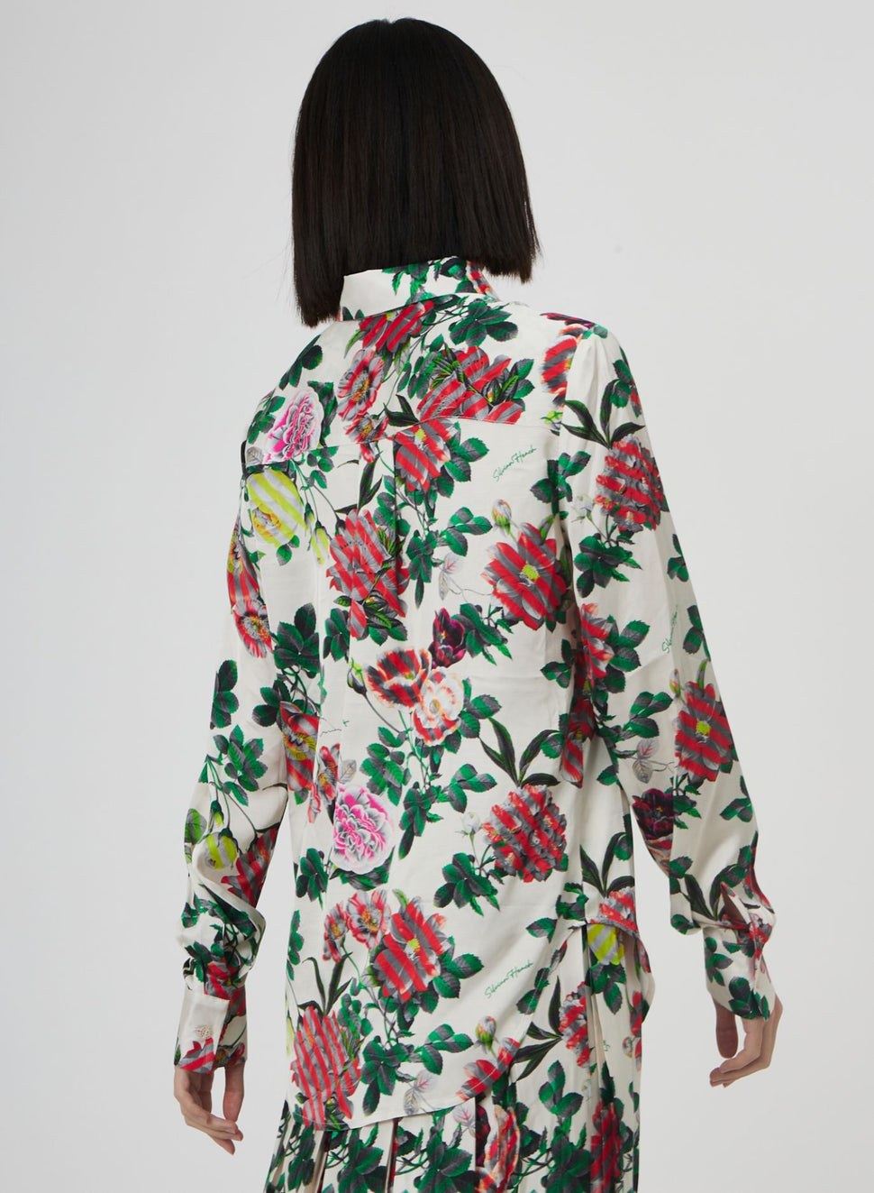 Camicia classica con stampa a fiori - Silvianheach