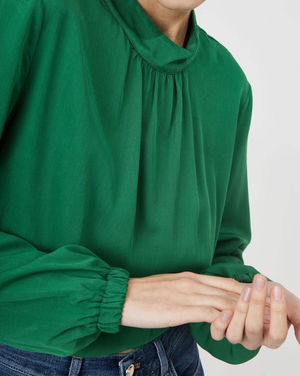 Blusa corta con elastico - Silvianheach