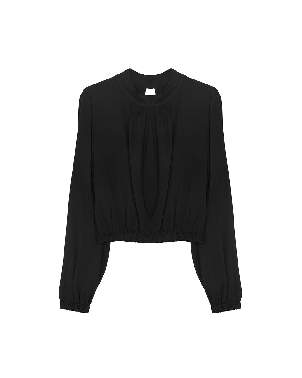 Blusa corta con elastico - Silvianheach