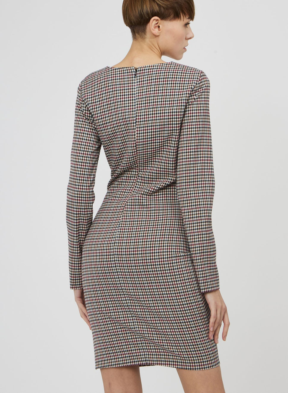 Abito a tubino con pattern check - Silvianheach