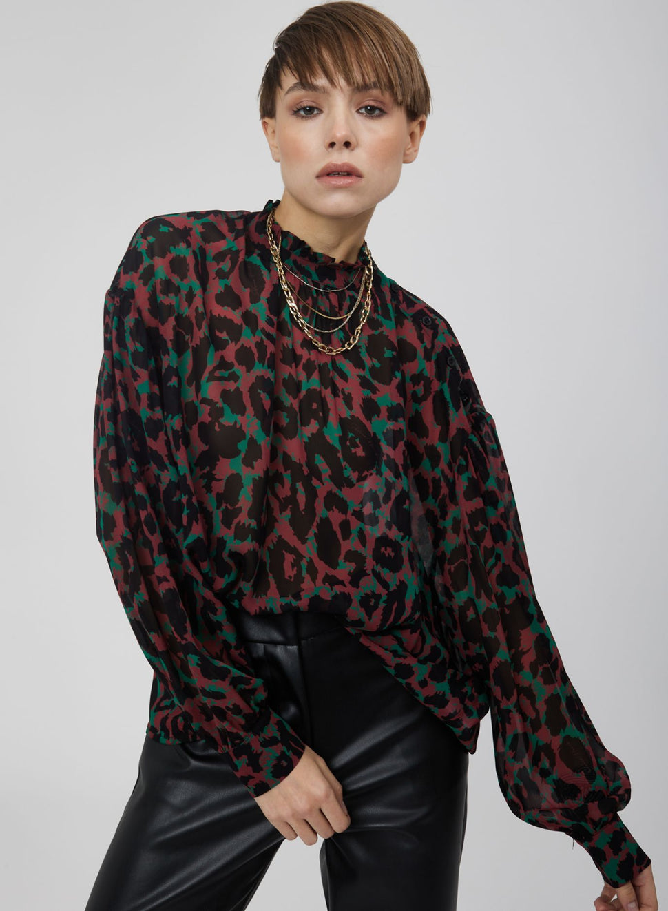 Blusa over con stampa - Silvianheach